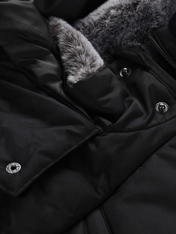 ALPINE PRO Černá pánská bunda s membránou PTX ALPINE PRO Molid