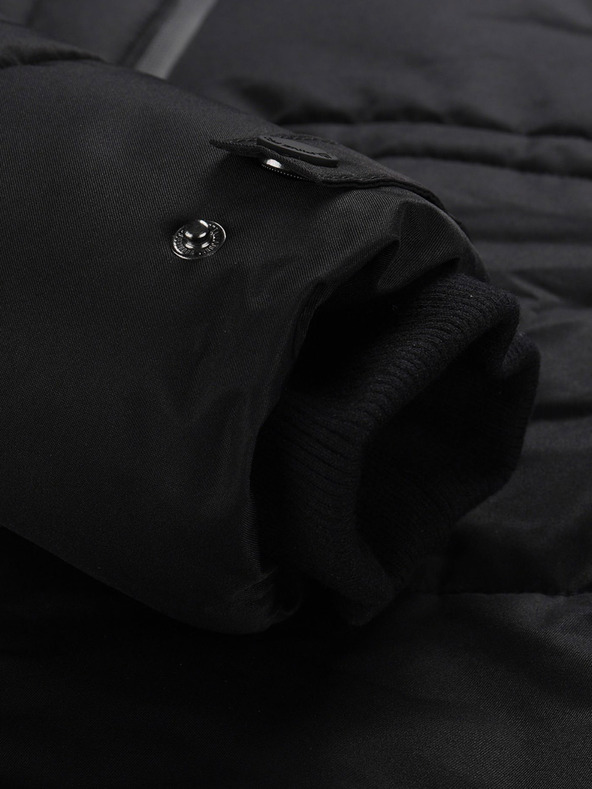 ALPINE PRO Černá pánská bunda s membránou PTX ALPINE PRO Molid