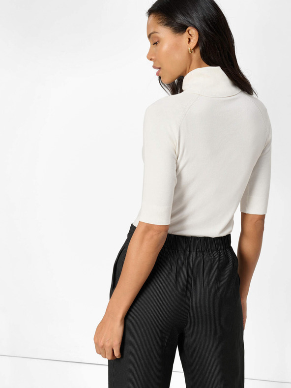 Orsay Bílý rolák s tříčtvrtečními rukávy ORSAY