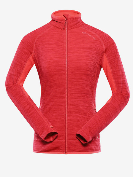 ALPINE PRO Růžová dámská rychleschnoucí mikina s cool-dry Alpine Pro ONNECA