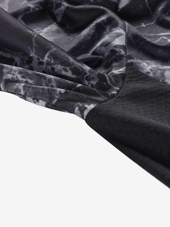 ALPINE PRO Šedépánské cyklistické tričko Alpine Pro SAGEN