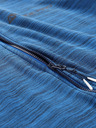 ALPINE PRO Modrá pánská rychleschnoucí mikina s cool-dry Alpine Pro ONNEC