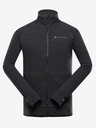 ALPINE PRO Černá pánská rychleschnoucí mikina s cool-dry Alpine Pro ONNEC