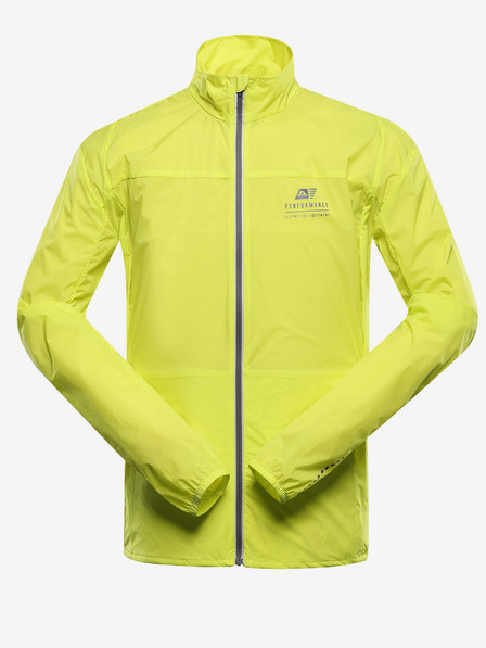 ALPINE PRO Zelená pánská ultralehká bunda s impregnac Alpine Pro SPIN