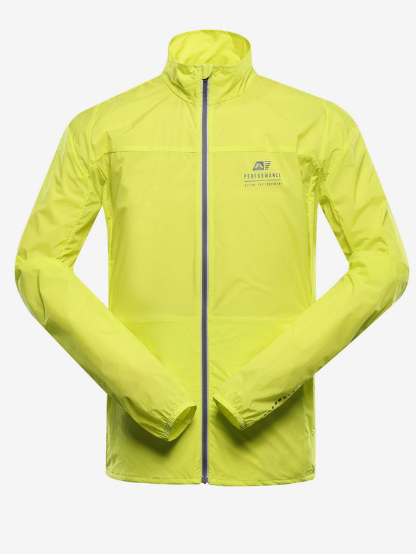 ALPINE PRO Zelená pánská ultralehká bunda s impregnac Alpine Pro SPIN