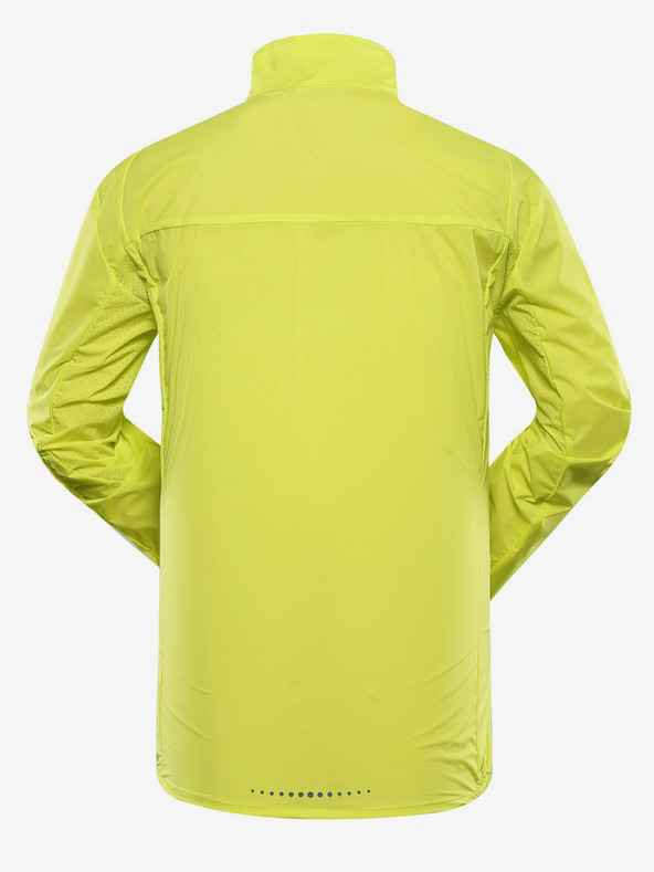 ALPINE PRO Zelená pánská ultralehká bunda s impregnac Alpine Pro SPIN