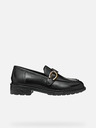 Geox Černé dámské mokasíny Geox Walk pleasure
