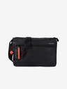 Hedgren Černá dámská kabelka Hedgren Eye M Creased Black/Coral