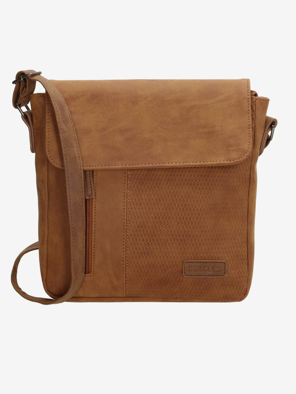 Beagles Kabelka Beagles Brunete Shoulder Bag 1,5 l Cognac