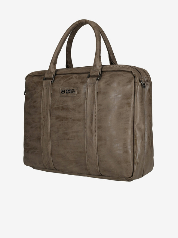 Enrico Benetti Brašna Enrico Benetti Rotterdam 15" Notebook Bag Medium Taupe