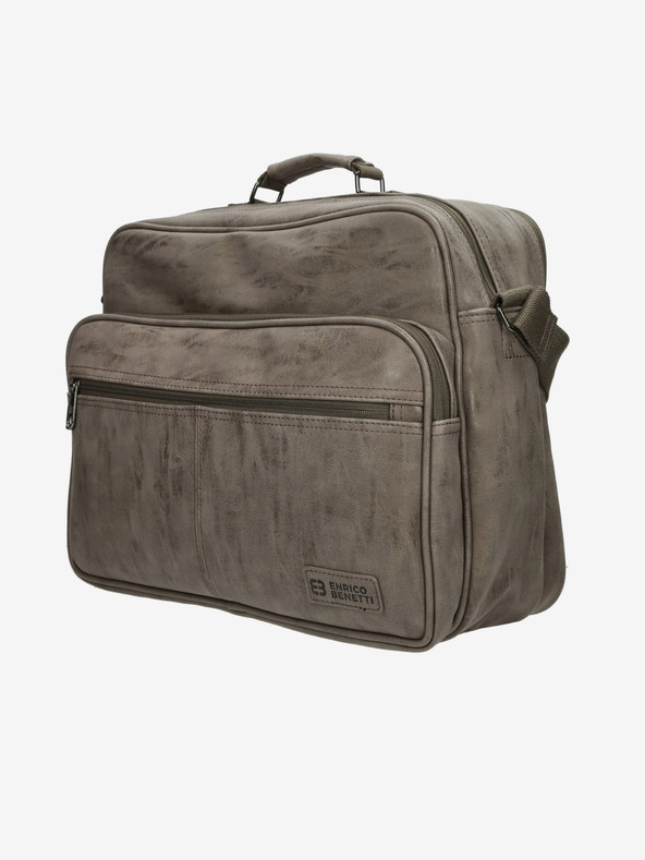 Enrico Benetti Brašna Enrico Benetti Rotterdam 15" Notebook Bag 20 l Medium Taupe