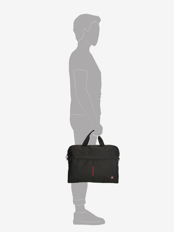 Enrico Benetti Brašna Enrico Benetti Cornell 17" Notebook Bag Black