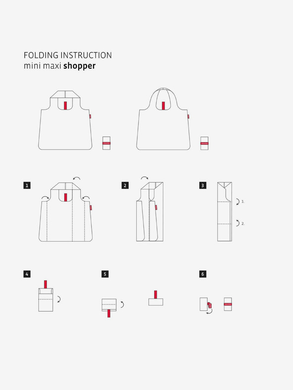 Reisenthel Brašna Reisenthel Mini Maxi Shopper Red