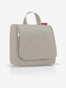 Reisenthel Béžová dámská kosmetická taška Reisenthel Toiletbag Herringbone Sand