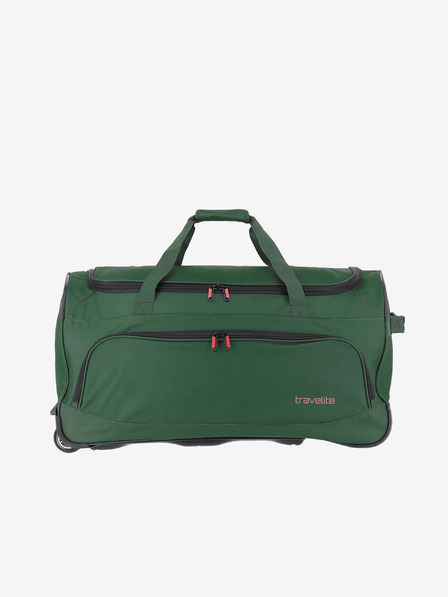 Travelite Tmavě zelená cestovní taška Travelite Basics Fresh