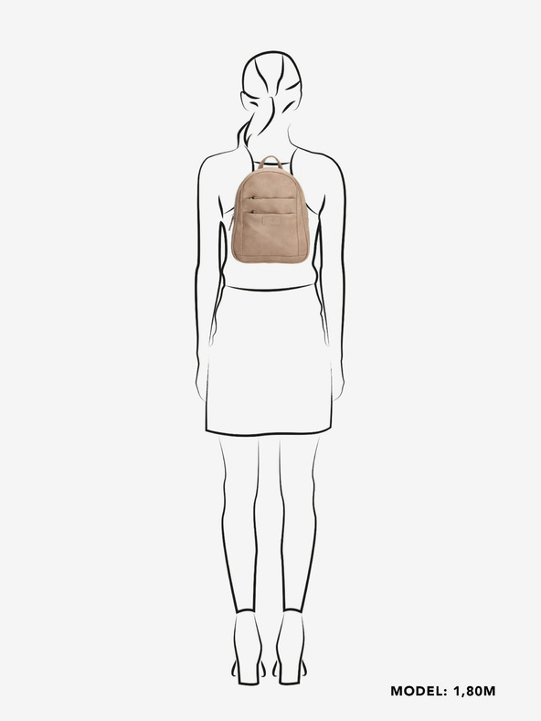 Beagles Batoh Beagles Murcia Backpack 2 l Taupe