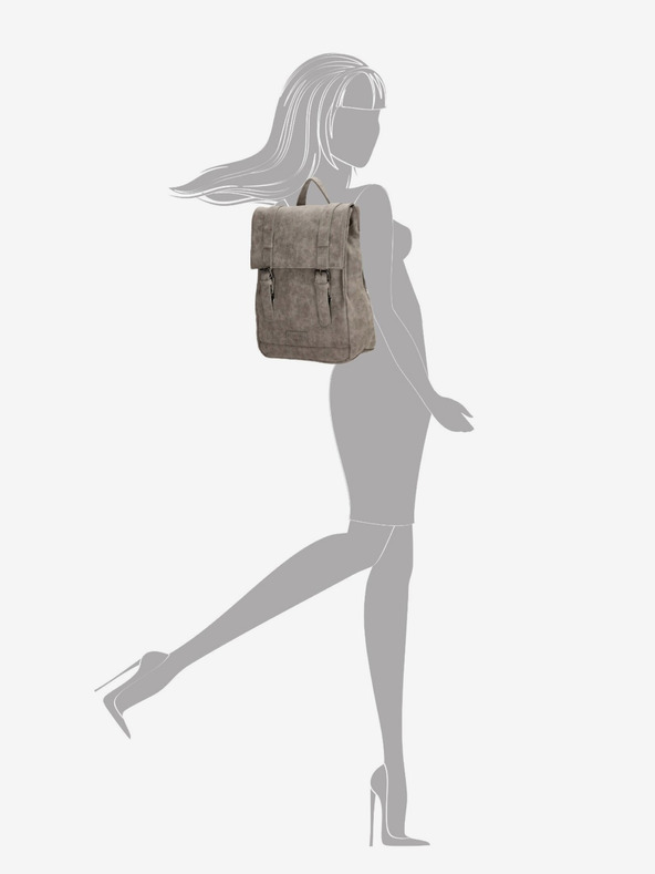 Enrico Benetti Batoh Enrico Benetti Amy Backpack 8 l Medium Grey