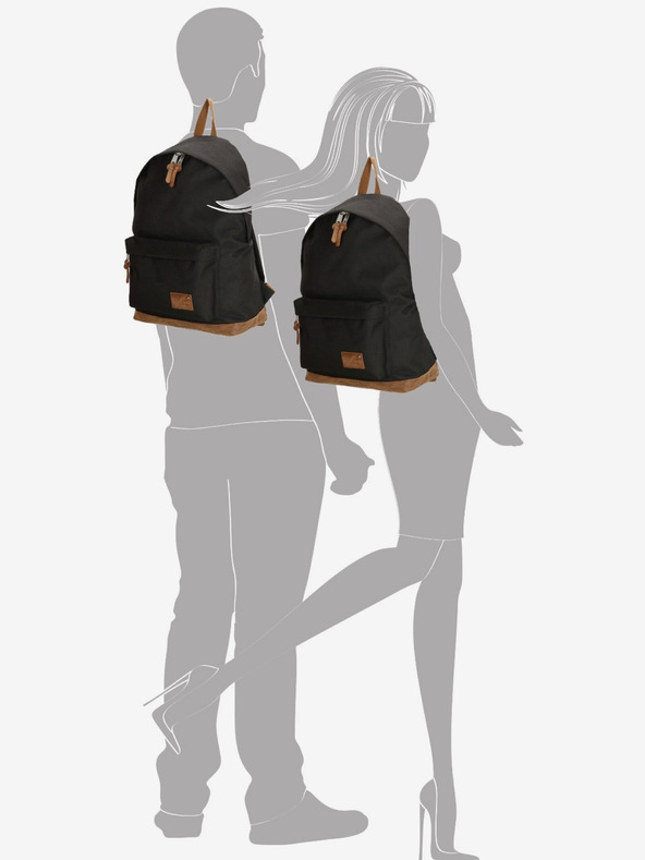 Enrico Benetti Batoh Enrico Benetti Santiago Notebook Backpack 19 l Black