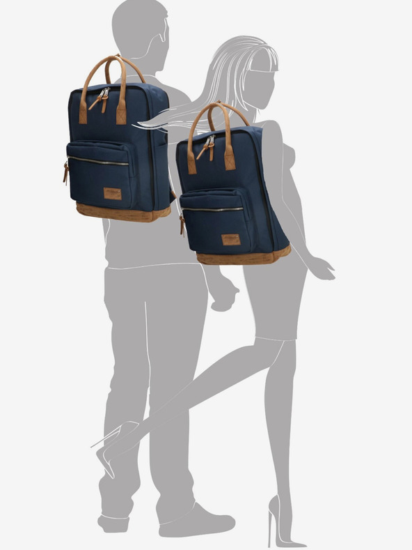 Enrico Benetti Batoh Enrico Benetti Santiago 17" Notebook Backpack 19 l Blue