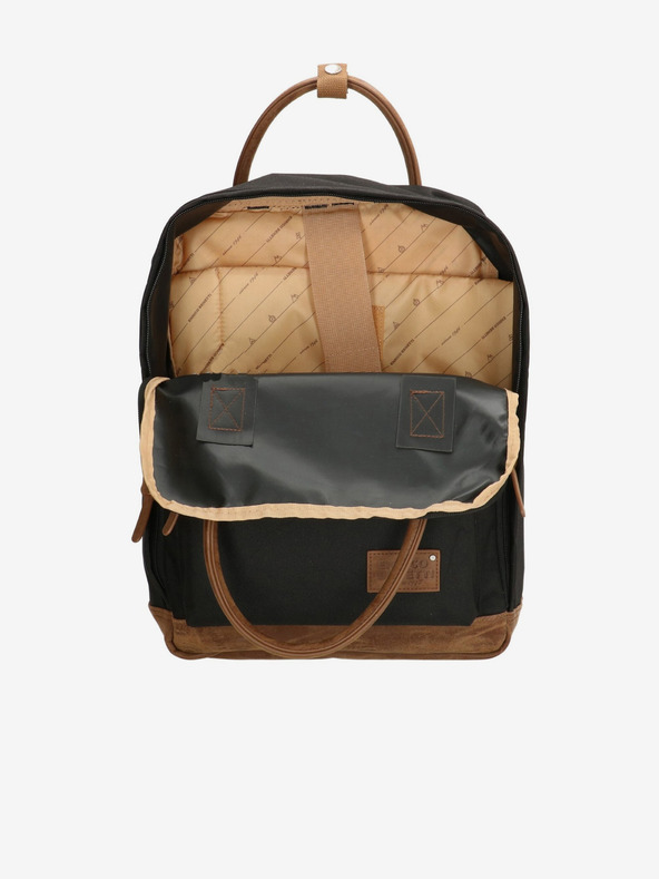 Enrico Benetti Batoh Enrico Benetti Santiago Notebook Backpack 17 l Black