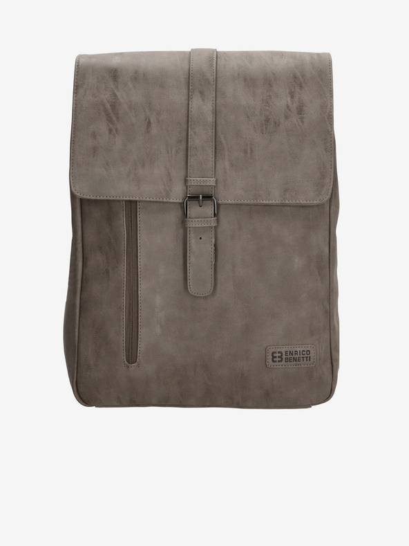 Enrico Benetti Batoh Enrico Benetti Rotterdam 17" Notebook Backpack Medium Taupe