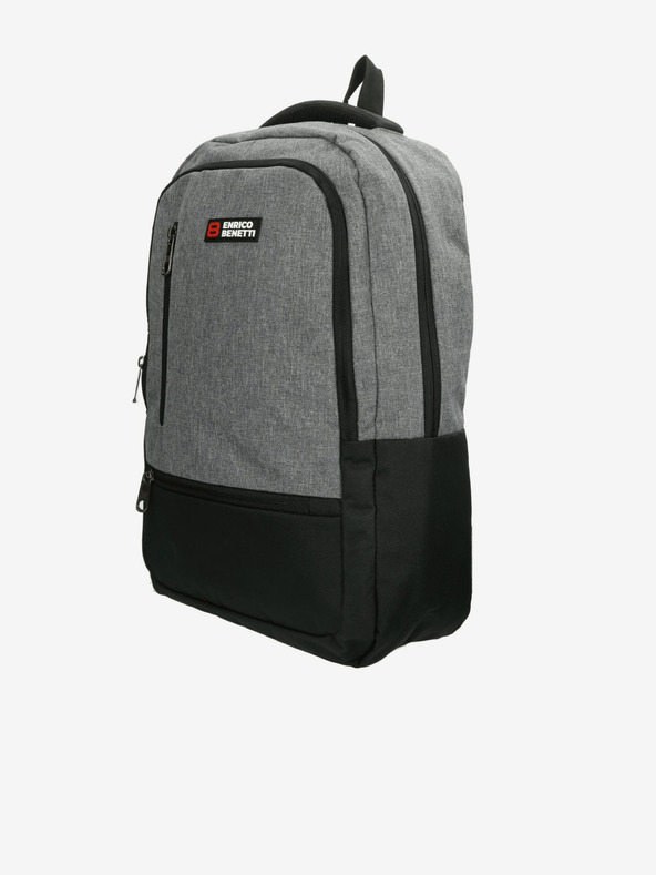 Enrico Benetti Batoh Enrico Benetti Hamburg 15" Notebook Backpack Light Grey