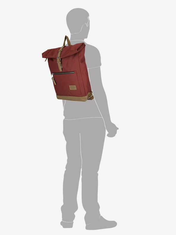 Enrico Benetti Batoh Enrico Benetti Santiago 15" Notebook Backpack Bordeaux
