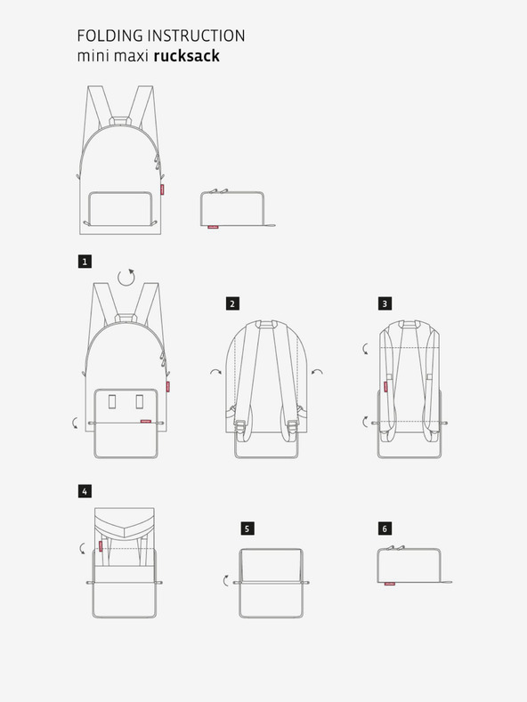 Reisenthel Černý puntíkovaný batoh Reisenthel Mini Maxi Rucksack Dots White