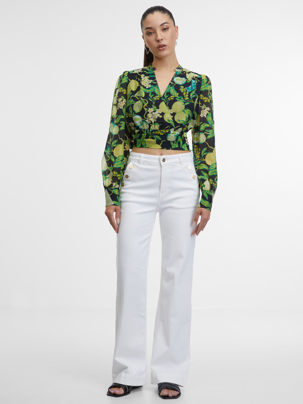 Orsay Bílé dámské wide džíny ORSAY