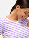 Orsay Fialovo-bílé pruhované tričko ORSAY
