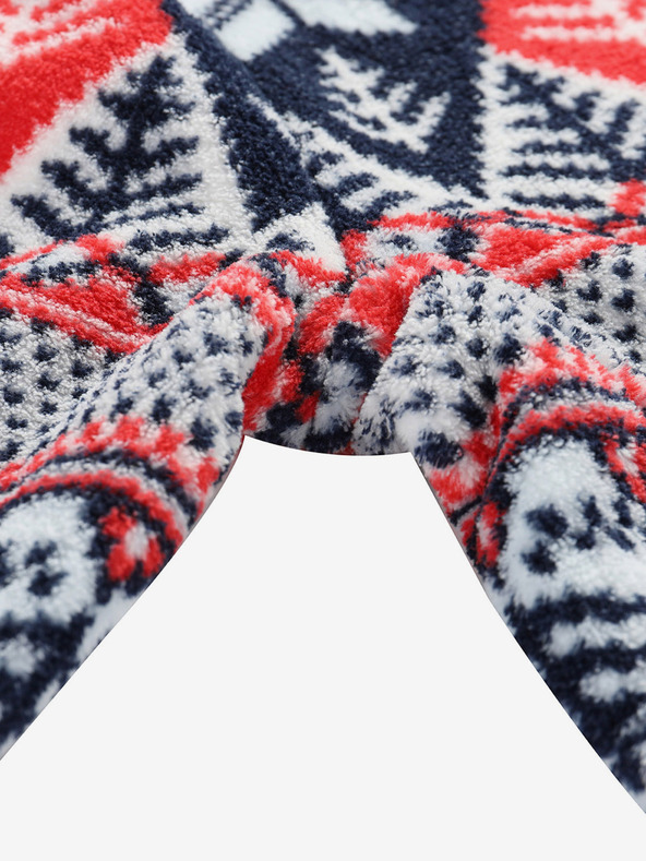 ALPINE PRO Červeno-modrá dámská mikina Supratherm Alpine Pro Eflina