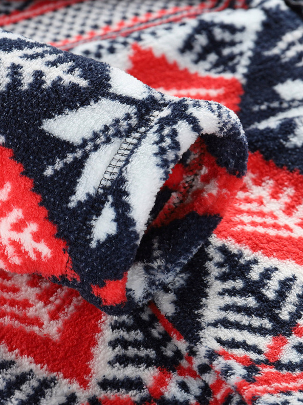 ALPINE PRO Červeno-modrá dámská mikina Supratherm Alpine Pro Eflina