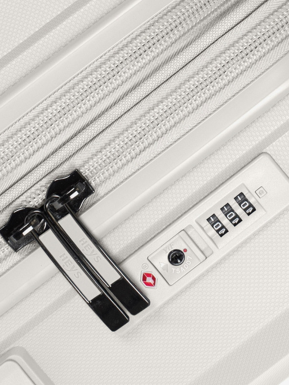 Heys Bílý cestovní kufr Heys Airlite L