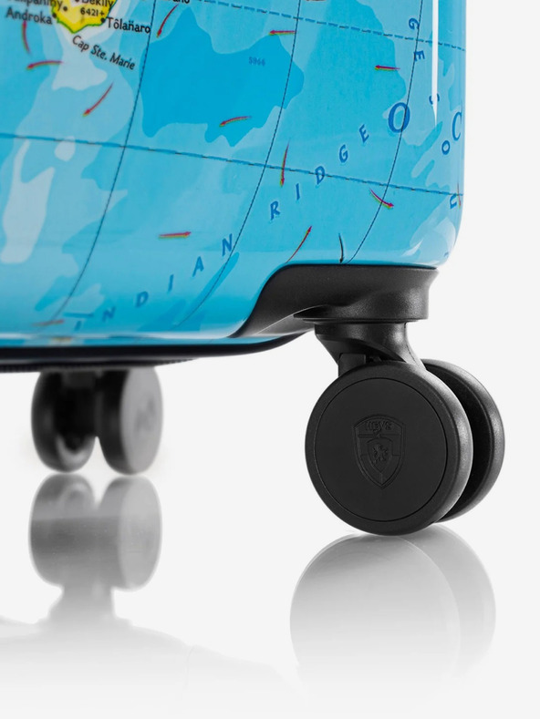 Heys Modrý vzorovaný cestovní kufr Heys Journey 3G S