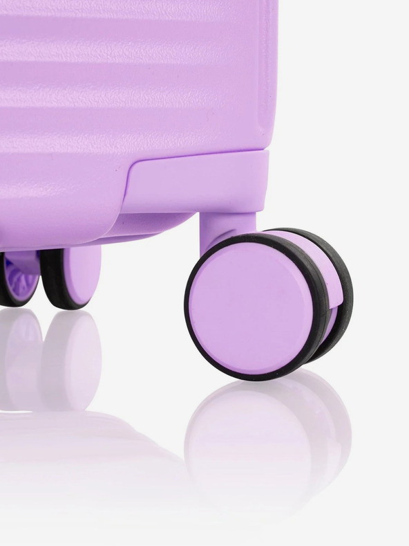 Heys Fialový cestovní kufr Heys Pastel L