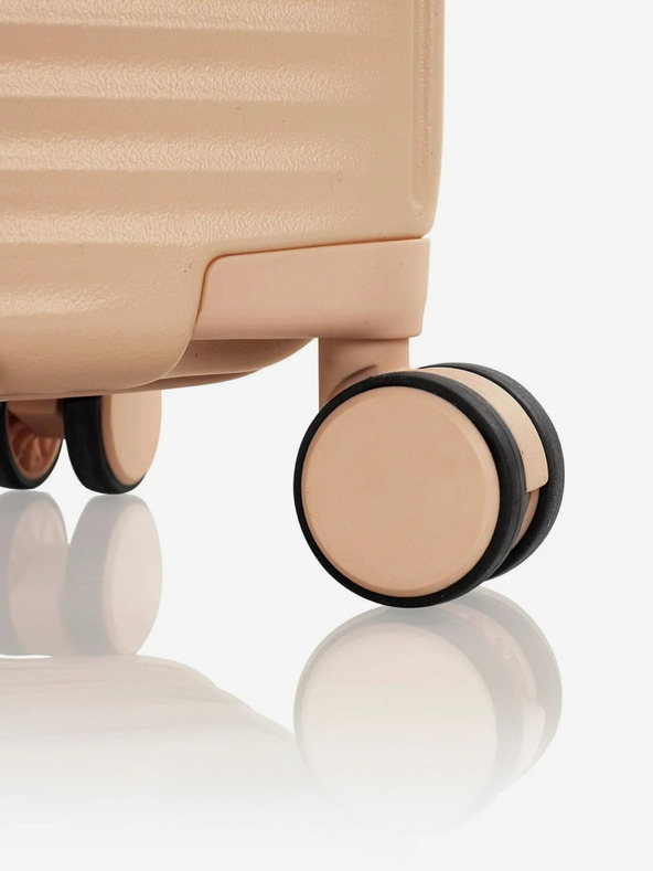 Heys Světle hnědý cestovní kufr Heys Pastel M