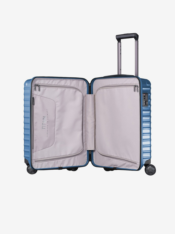 Titan Modrý cestovní kufr Titan Litron S