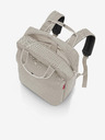 Reisenthel Béžový dámský batoh Reisenthel Allday Backpack M Herringbone Sand