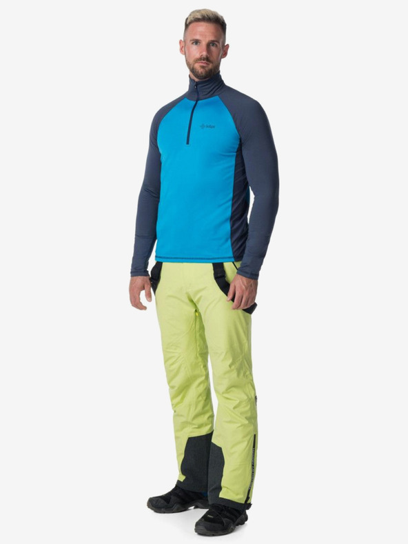 Kilpi Modro-zelené pánské termo tričko se stojáčkem Kilpi WILLIE