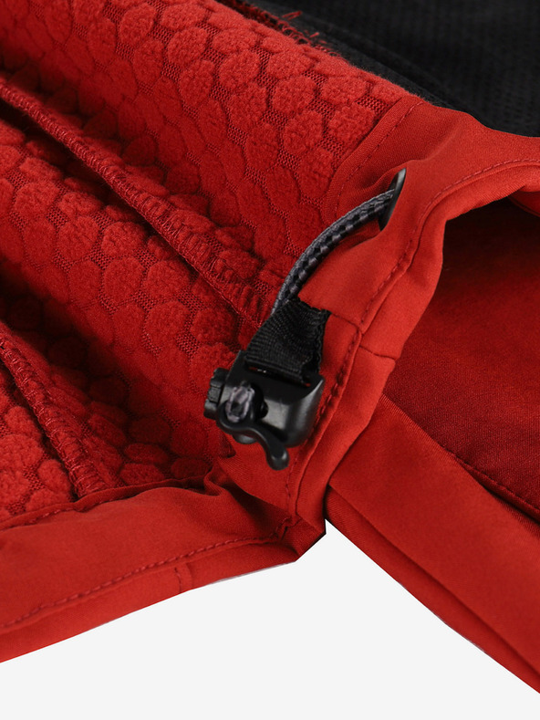 ALPINE PRO Červená pánská softshellová bunda s membránou Alpine Pro Hoor