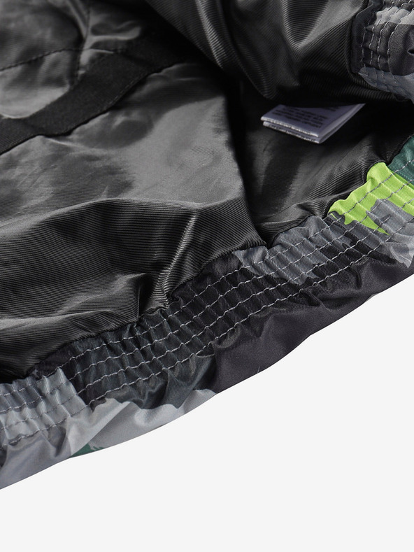 ALPINE PRO Zeleno-šedá holčičí bunda s membránou PTX Alpine Pro  Werdo