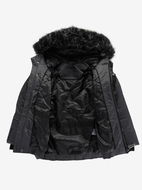 ALPINE PRO Šedá holčičí bunda s membránou PTX Alpine Pro  Werdo