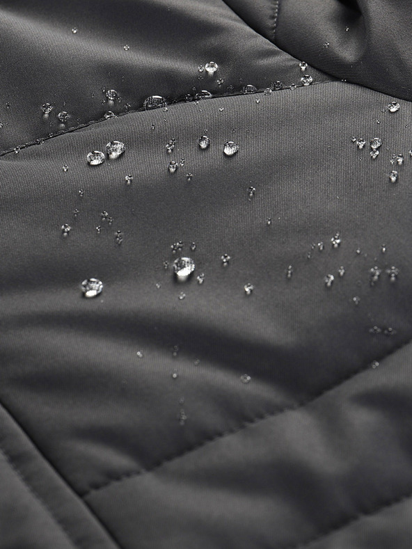 ALPINE PRO Šedá holčičí bunda s membránou PTX Alpine Pro  Werdo