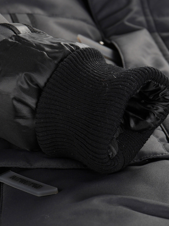 ALPINE PRO Šedá holčičí bunda s membránou PTX Alpine Pro  Werdo