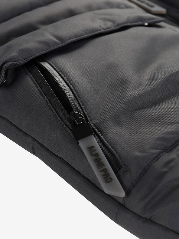 ALPINE PRO Šedá holčičí bunda s membránou PTX Alpine Pro  Werdo