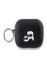 Karl Lagerfeld Karl Lagerfeld PU Embossed Karl and Choupette Heads Pouzdro pro AirPods Pro 2 Black