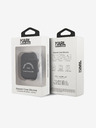 Karl Lagerfeld Rue St Guillaume Silikonové Pouzdro pro Airpods 1/2 Black Karl Lagerfeld