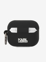 Karl Lagerfeld 3D Logo NFT Choupette Head Silikonové Pouzdro pro Airpods Pro Black Karl Lagerfeld