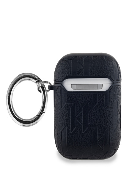 Karl Lagerfeld Karl Lagerfeld PU Embossed Karl Head Pouzdro pro AirPods 1/2 Black
