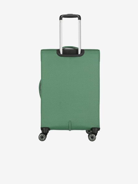 Travelite Sada tří cestovních kufrů a palubní tašky v zelené barvě Travelite Miigo 4w S,M,L